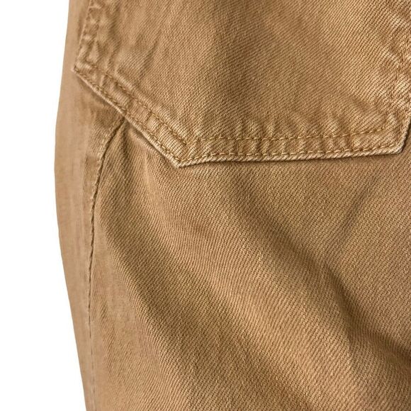Rachel Comey Crossover Cropped Pants Brown Drop Crotch High Rise Women’s Size 0 - Picture 13 of 14